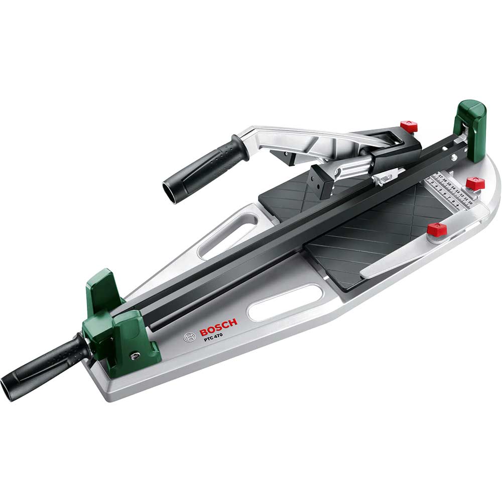 Bosch PTC 470 Flat Bed Manual Tile Cutter Max Straight Cut 470mm