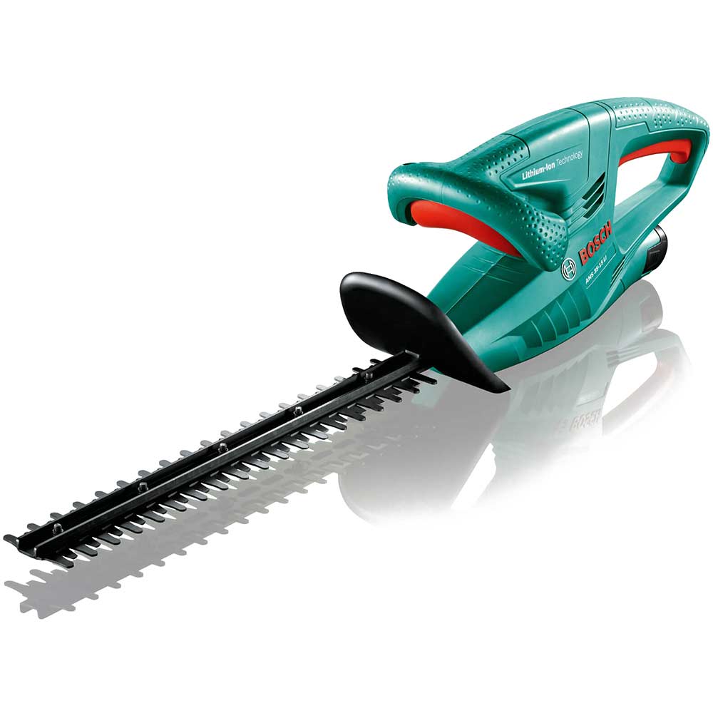 Bosch POWER4ALL AHS 3515 LI 108v Cordless Hedge Trimmer with 350mm Blade and 1 Lithium Ion Battery 2ah with Lubricant and Blade Protector Spray Worth 495