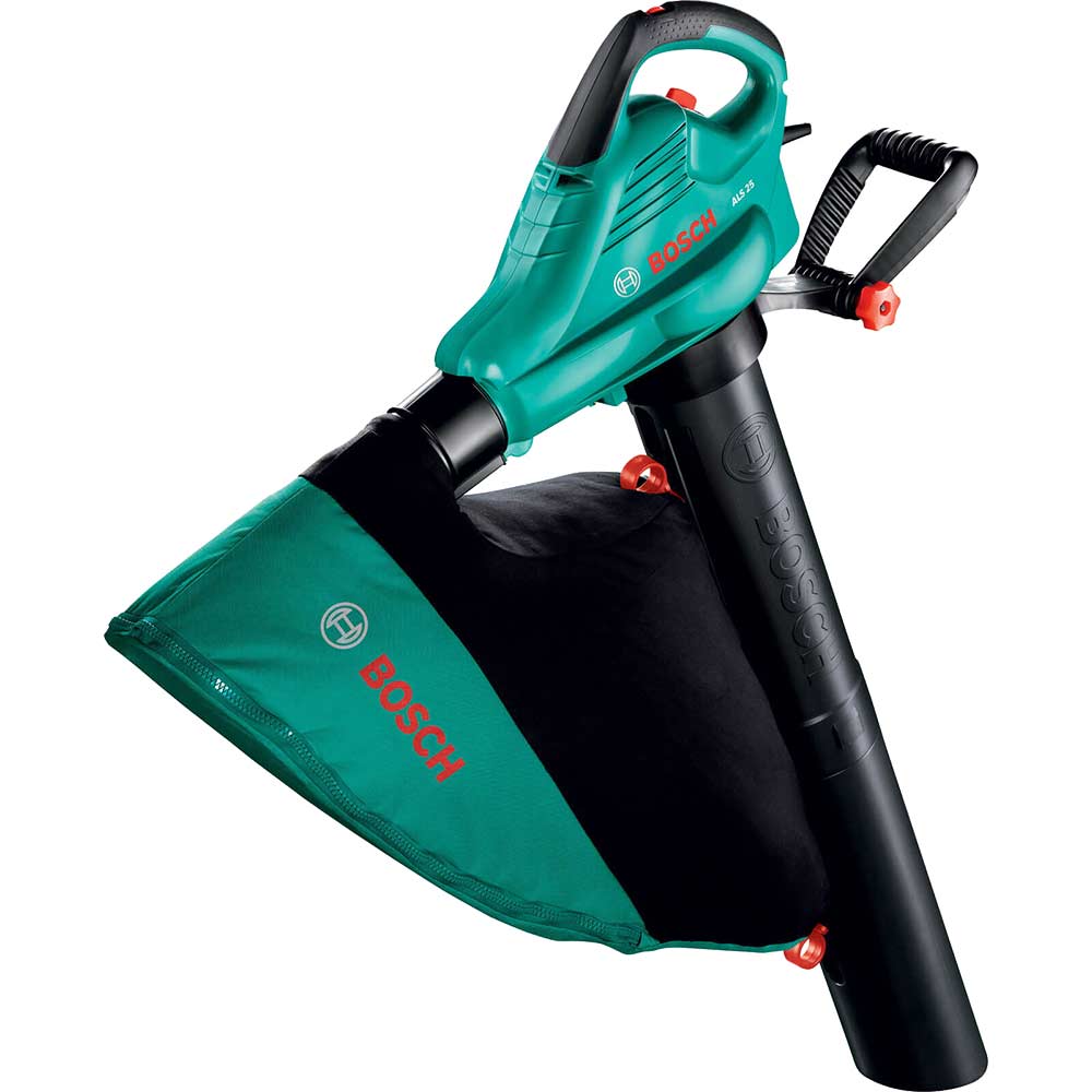 Bosch ALS 2500 Electric Garden Vacuum and Leaf Blower 2500w 240v with Pop Up Garden Waste Bag Worth 795