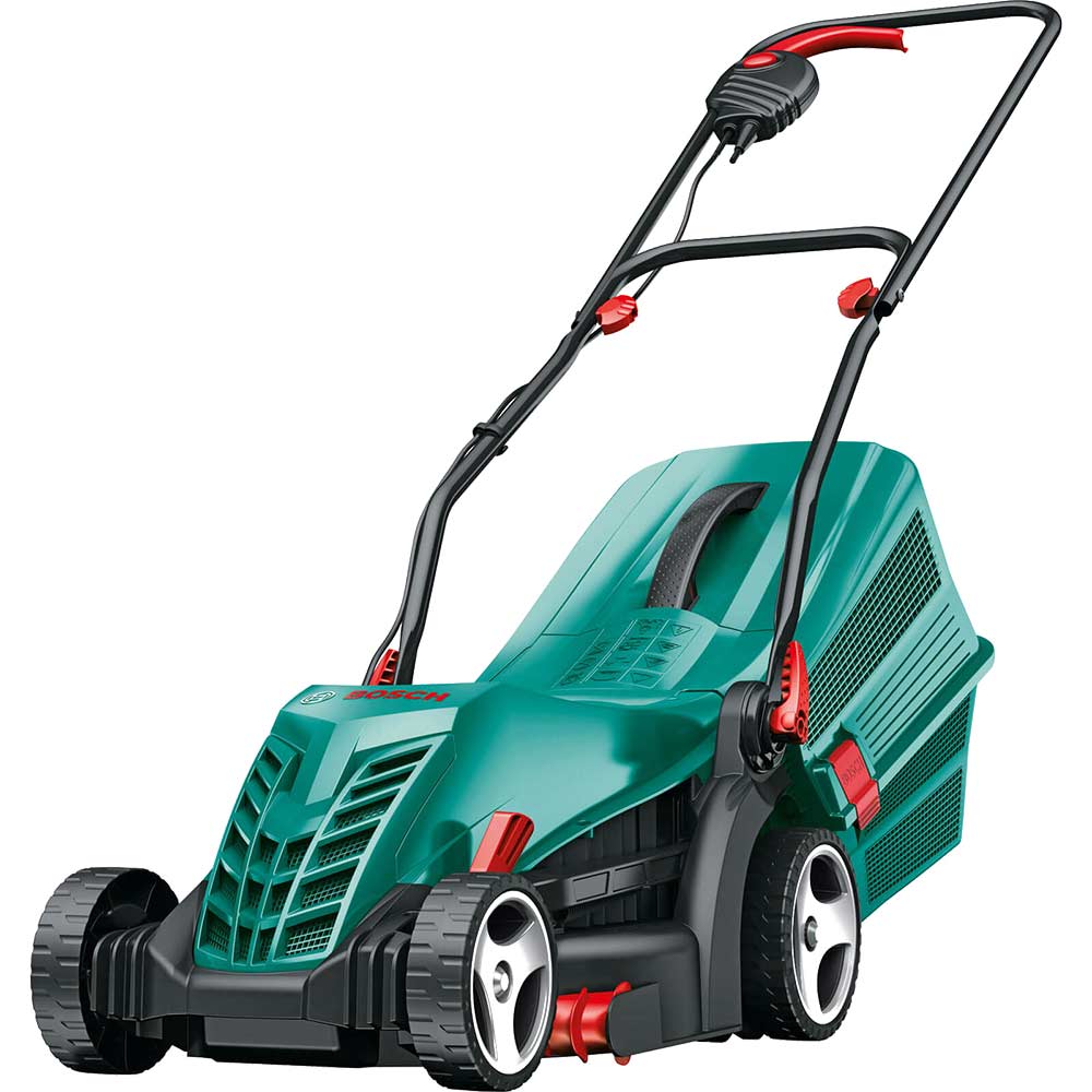 Bosch ROTAK 34 R Electric Rotary Lawnmower 340mm Cut 1300w 240v