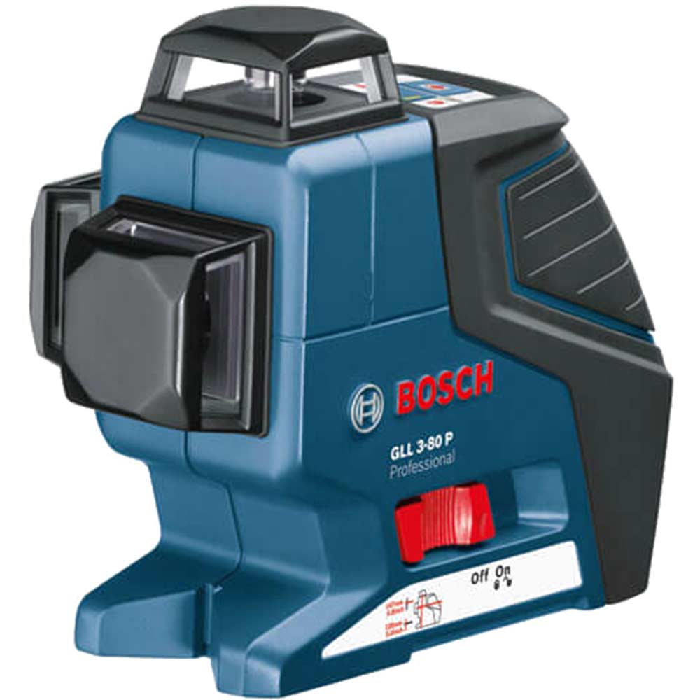 Bosch GLL 380P Compact Multi Line Self Levelling Laser Level BM1 Wall Mount