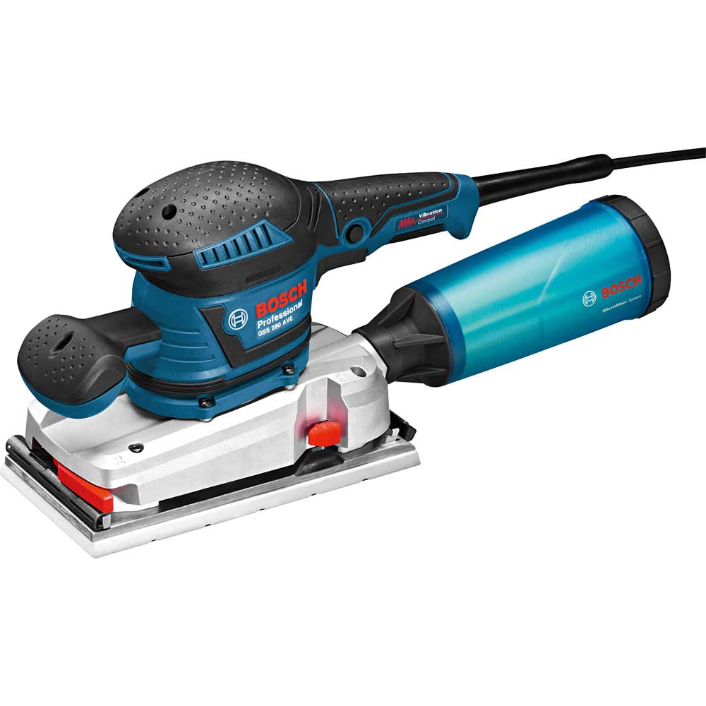 Bosch GSS 280 AVE 12 Sheet Orbital Sander 114 x 226mm 350w 240v L Boxx