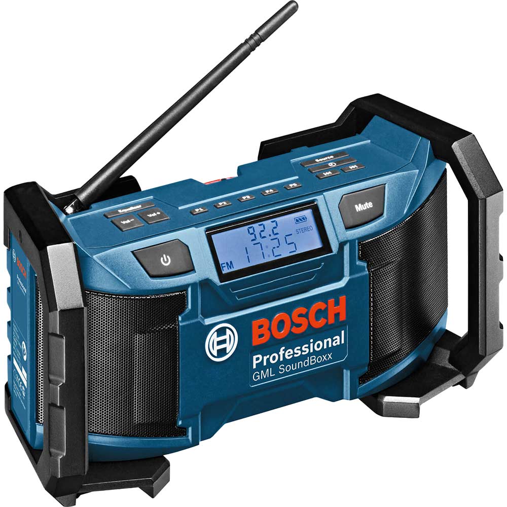 Bosch GML SOUNDBOXX Site Radio Mains 144v or 18v Battery Powered