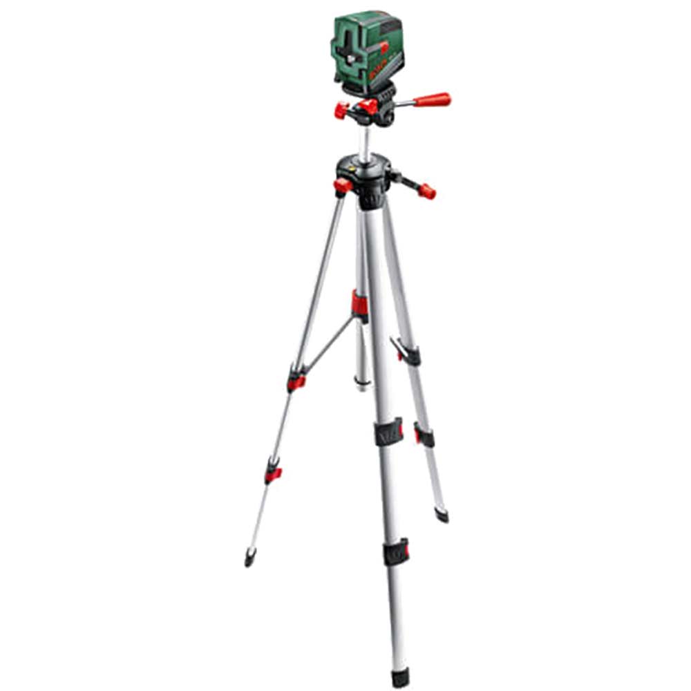 Bosch PCL 20 Self Leveling Cross Line Laser Level with Plumb Function Tripod