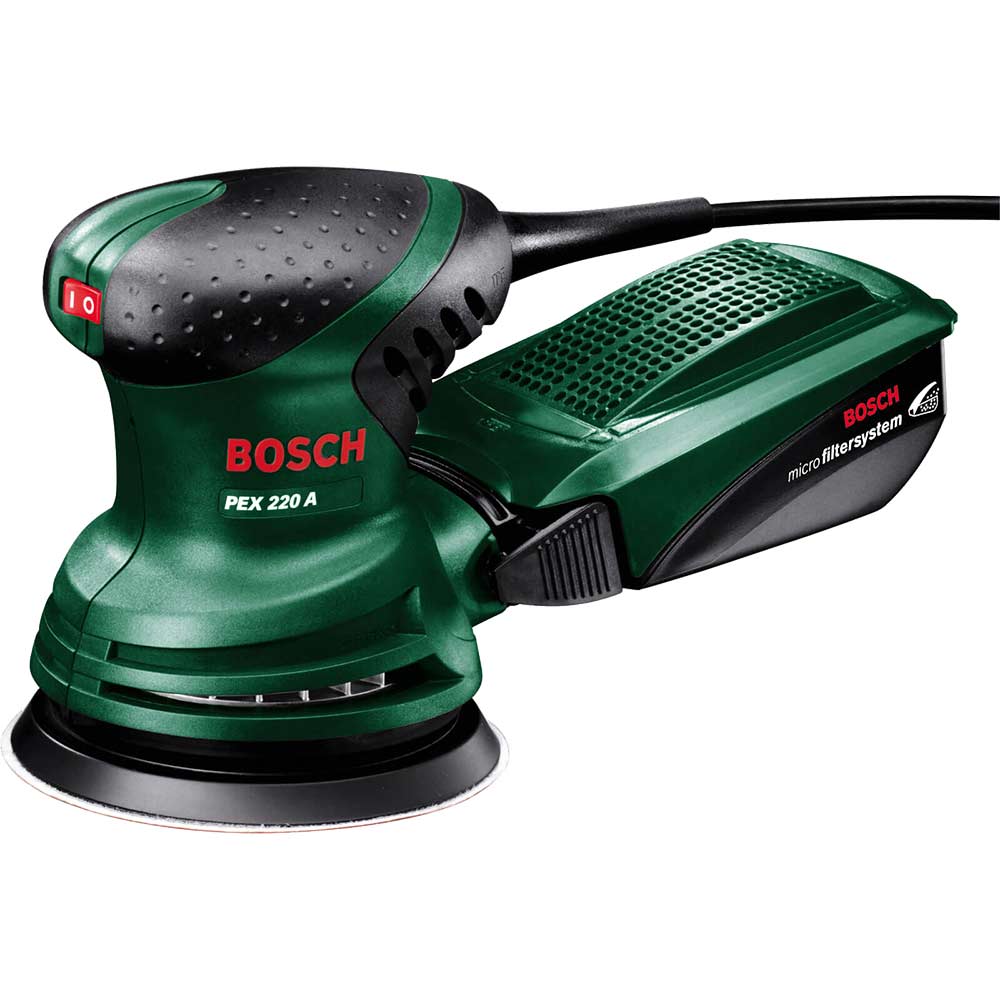 Bosch PEX 220A 125mm Orbital Sander 220w 240v