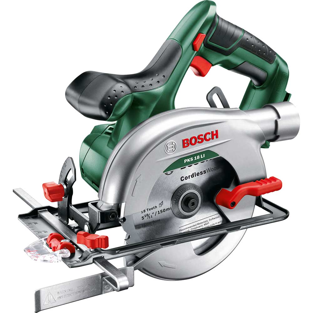 Bosch POWER4ALL PKS 18 LI 18v Cordless Circular Saw 150mm Blade without Battery or Charger