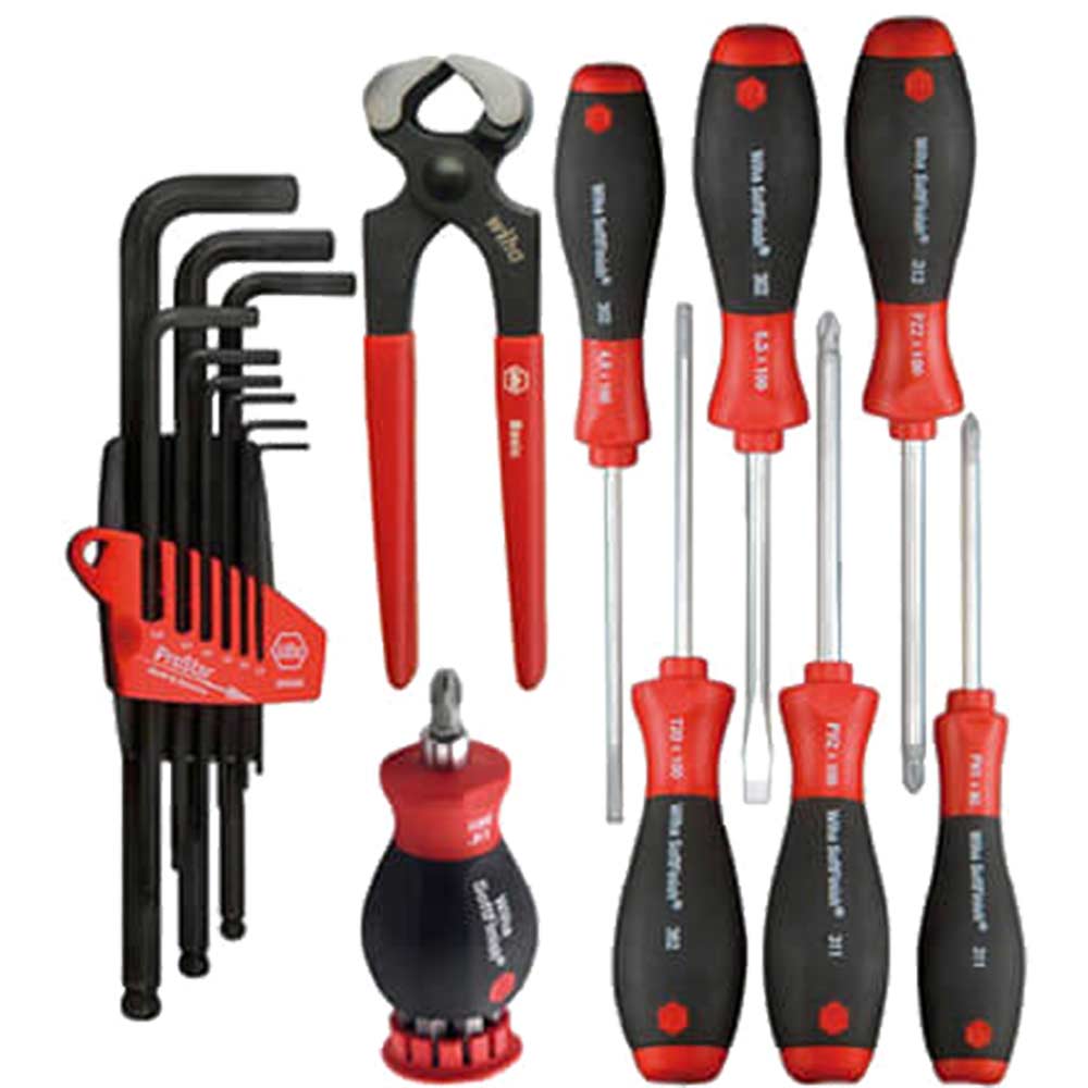 Wiha Professional 23 Piece Screwdriver and Hexagon Allen Key Set Phillips Pozi Slotted Torx