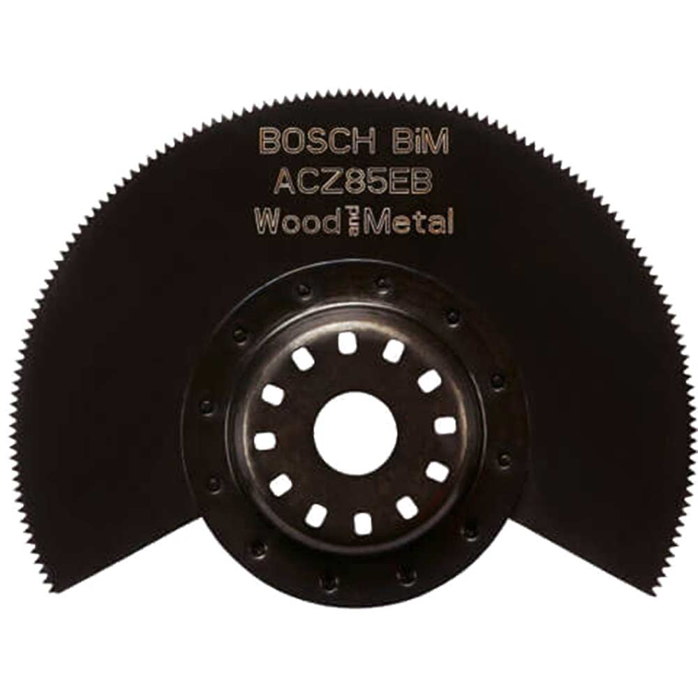 Bosch BiMetal Segment Saw Blade Cuts Wood and Metal 85mm for Bosch PMF and GOP Multi Tools