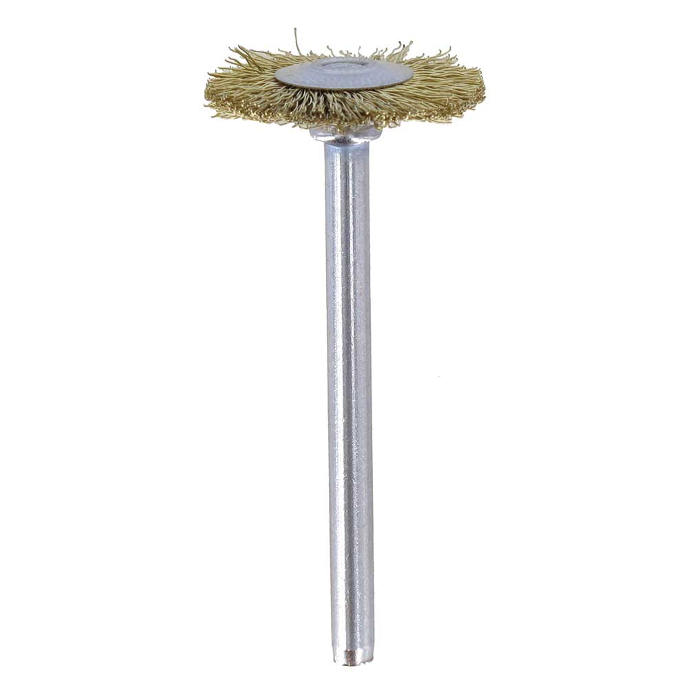 Dremel 19mm Wheel Shape Brass Brush Pack of 2