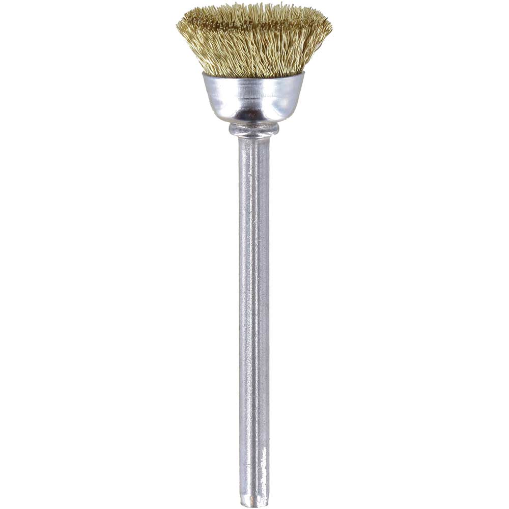 Dremel 13mm Cup Shape Brass Brush Pack of 2