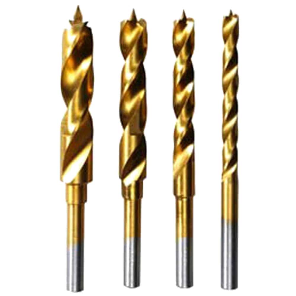 Dremel 636 4 Piece Titanium Wood Drill Bit Set 3 6mm