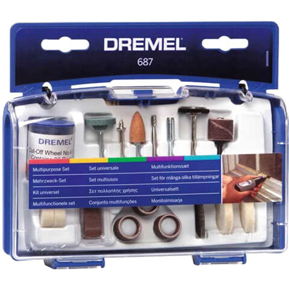 Dremel 687 Multi Purpose Mini Accessory Set for Rotary Multi Tools