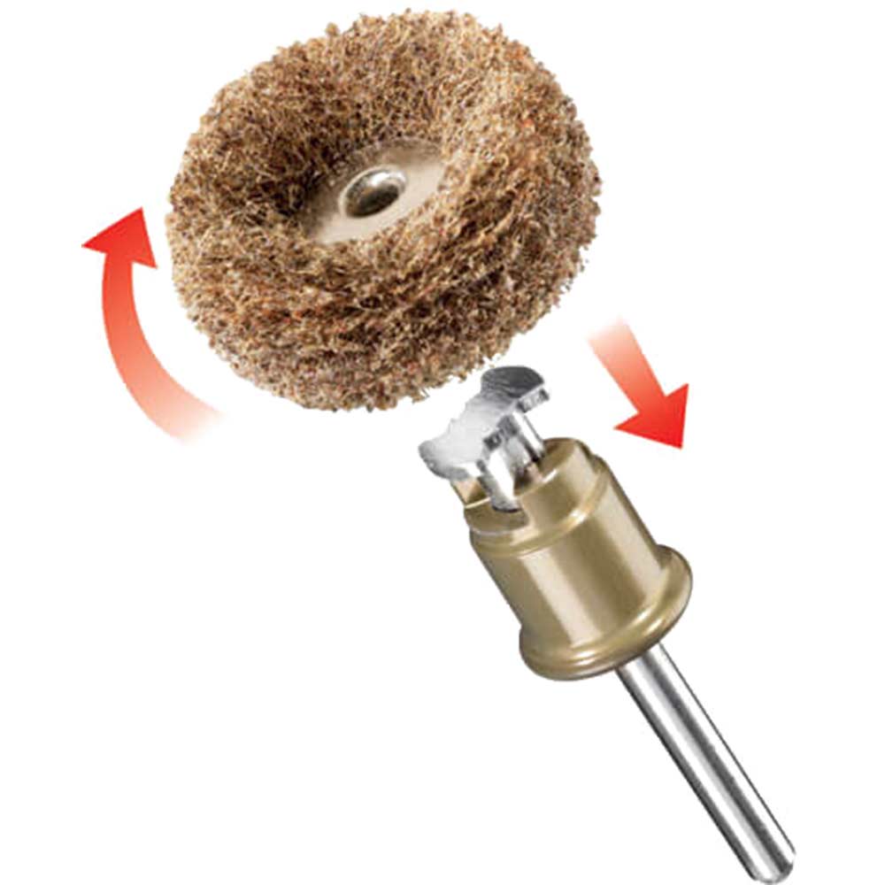 Dremel 511S EZ SpeedClic 25mm Abrasive Buffs Medium and Coarse for Dremel Rotary Multi Tools