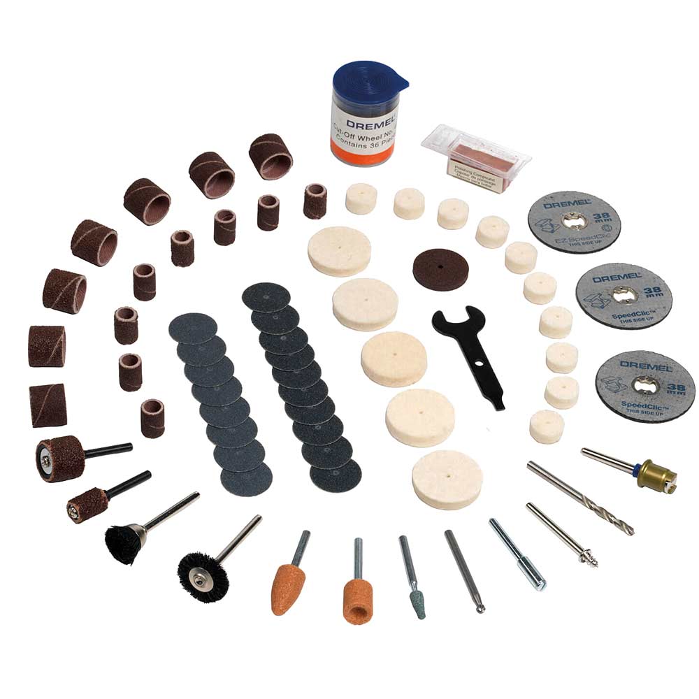 Dremel 100 Piece Accessory Set for Rotary Multi Tools
