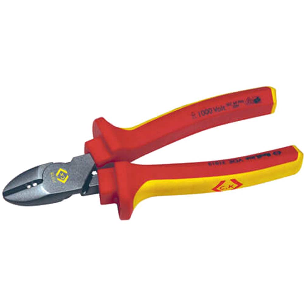 CK RedLine VDE Insulated Side Cutters with Wire Stripping Notches 160mm