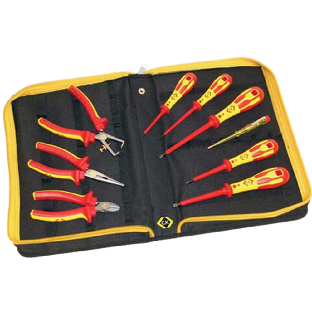 CK 9 Piece VDE Insulated Pliers and Screwdriver Set Phillips Slotted