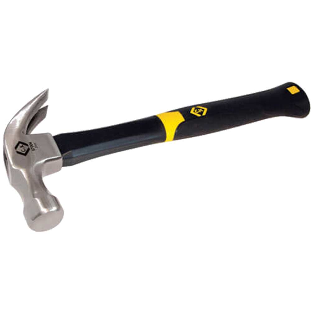 CK Anti Vibe Fibreglass Shaft Claw Hammer 468g 20oz