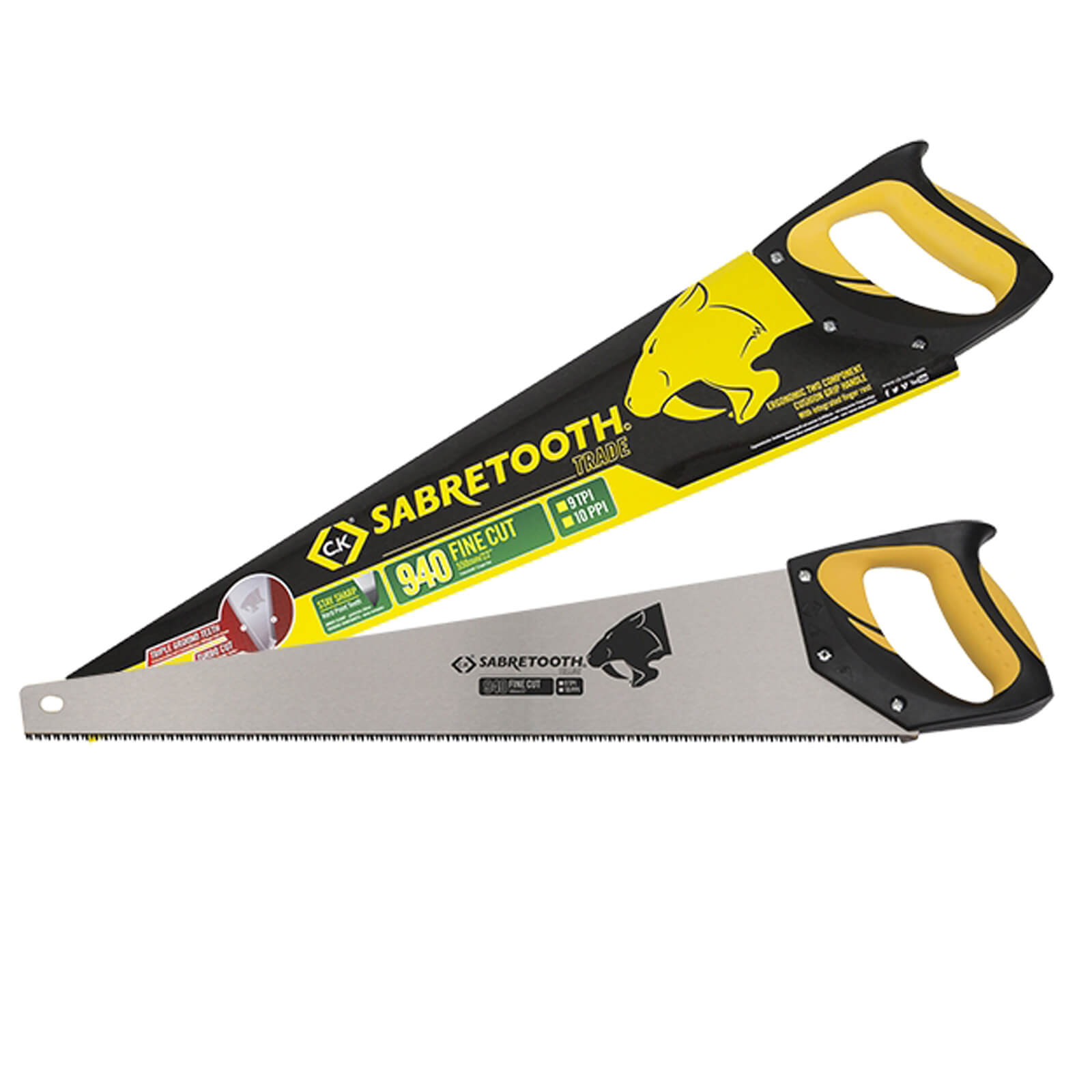 CK Sabretooth Trade 940 Fine Cut Wood Saw 550mm 22 9tpi