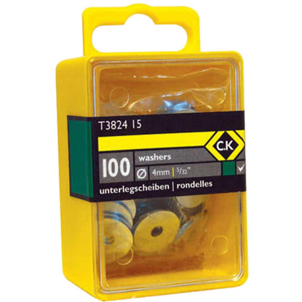 CK Washers with 18 Hole Box of 100