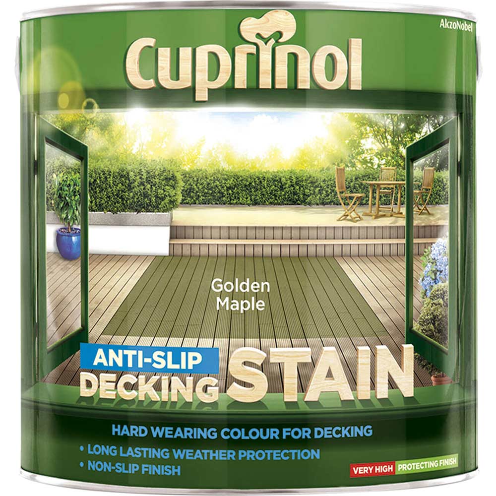 Cuprinol Antislip Decking Stain Golden Maple 25 Litre