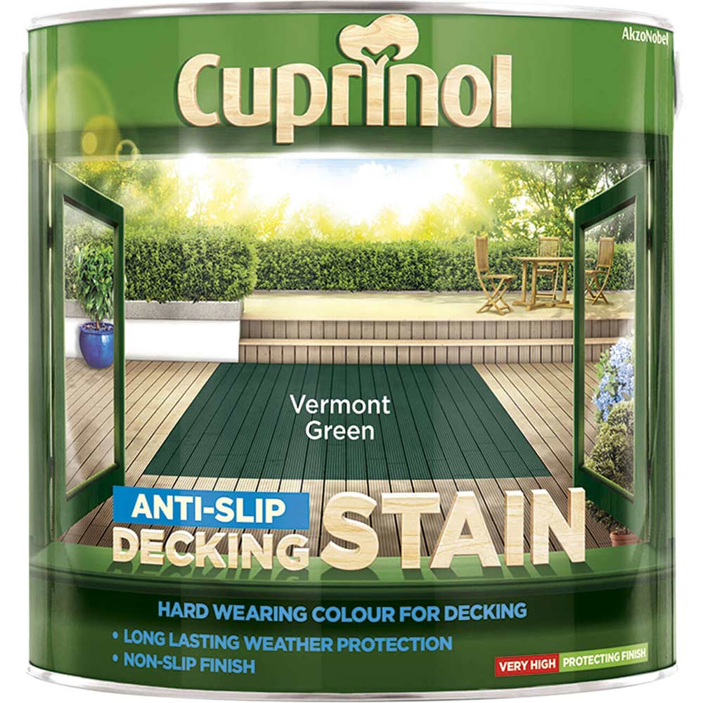 Cuprinol Ultra Tough Decking Stain Vermont Green 25 Litre