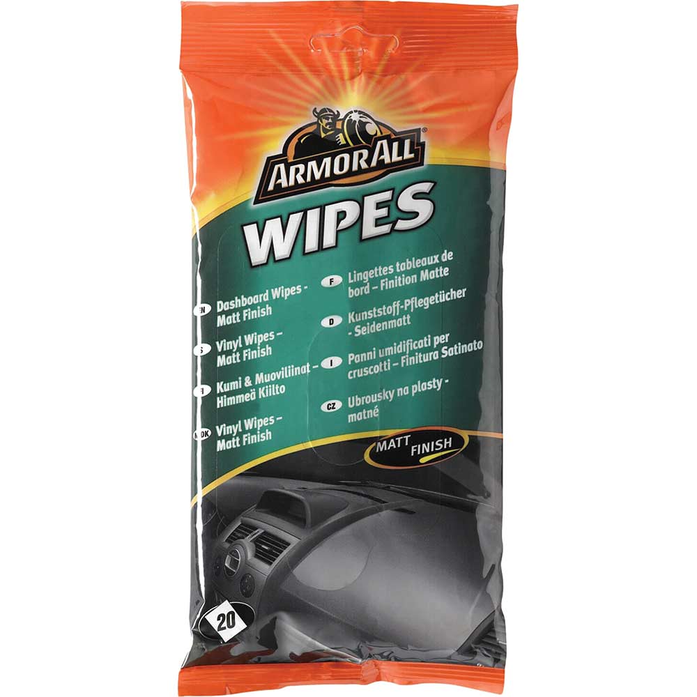 Armorall Dashboard Wipes Matt Pouch Pack of 20