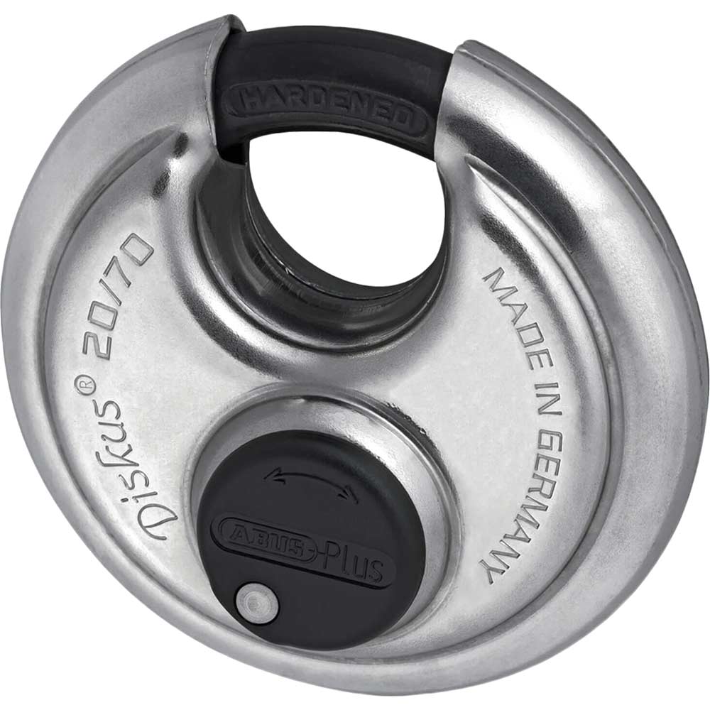 Abus 70mm 20 Series Diskus Stainless Steel Bodied Padlock Keyed Alike