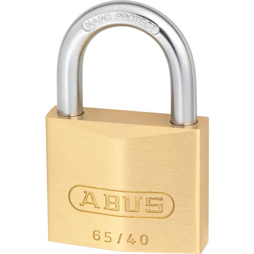 Abus 40mm 65 Series Compact Brass Padlock