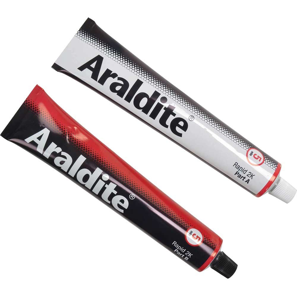 Araldite Industrial Rapid Setting Two Component Adhesive Tubes 2 x 100ml