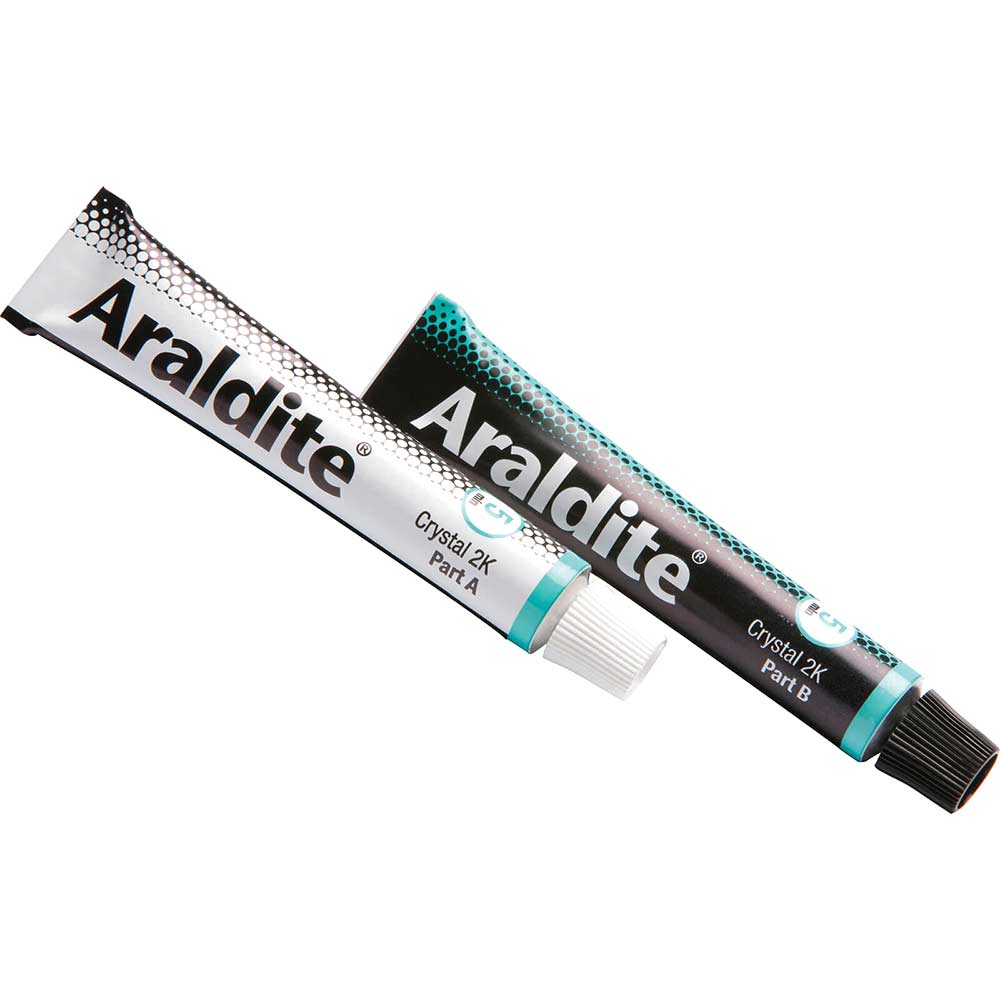 Araldite Crystal Two Component Adhesive 2 x 15ml Tubes