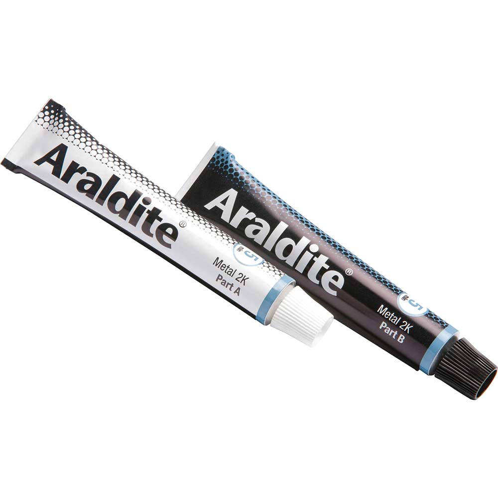 Araldite Steel Two Component Adhesive 2 x 15ml Tubes