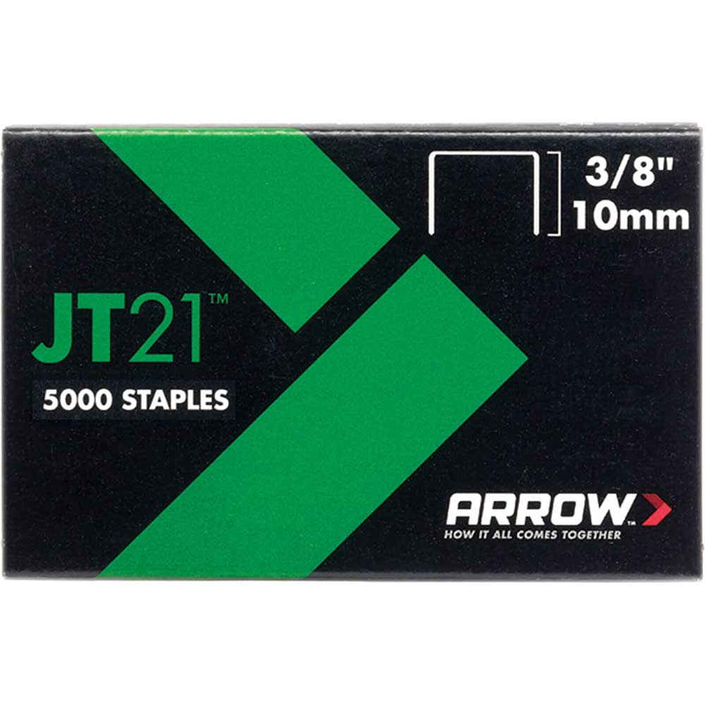 Arrow JT21 T27 Staples 10mm 38 Pack of 5000