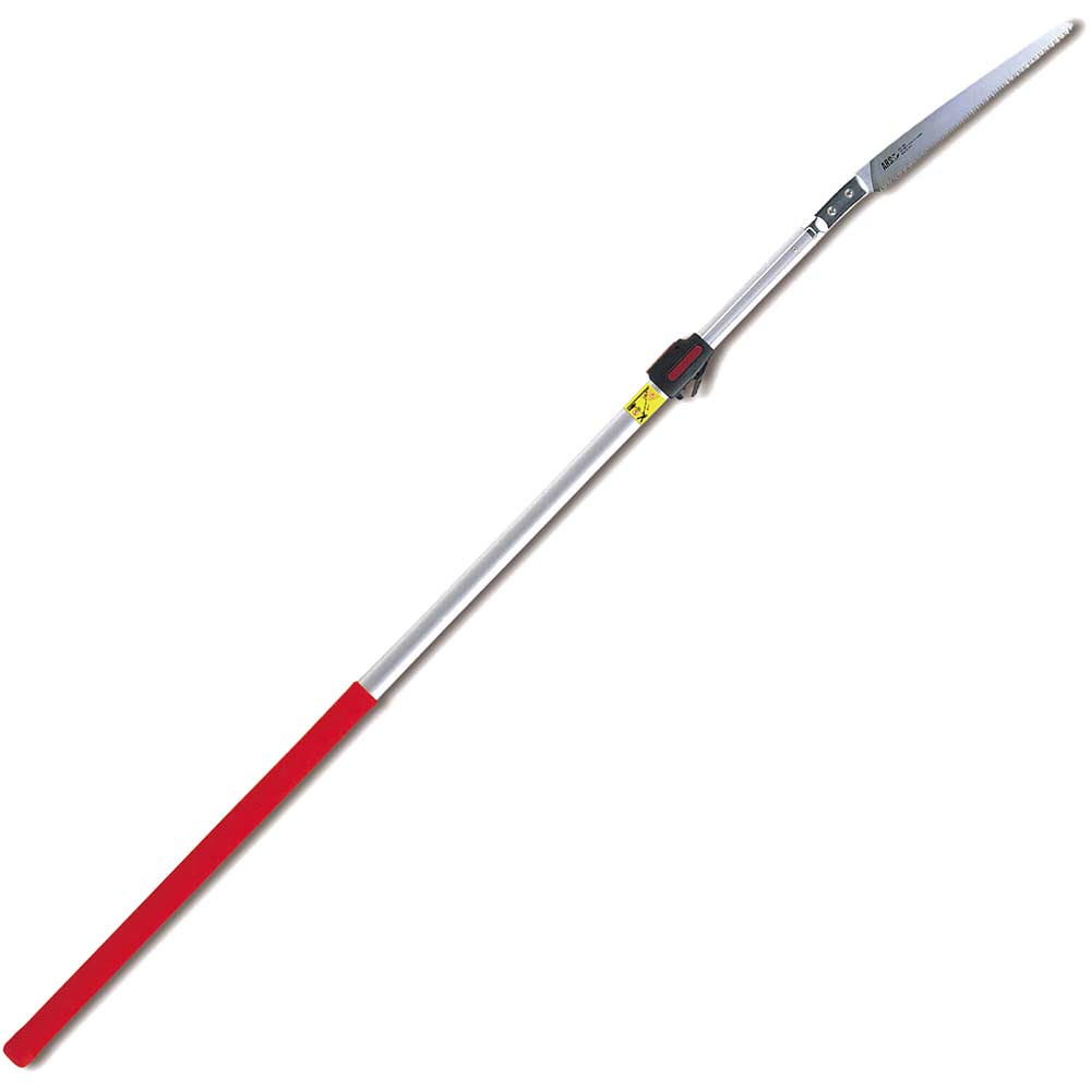 ARS EXW27 Telescopic Pruning Pole Saw with 300mm Turbocut Straight Blade 18 27 Metre Long