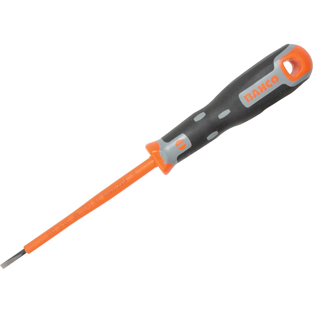Bahco Tekno 3 x 100mm VDE Insulated Slotted Screwdriver 1000v