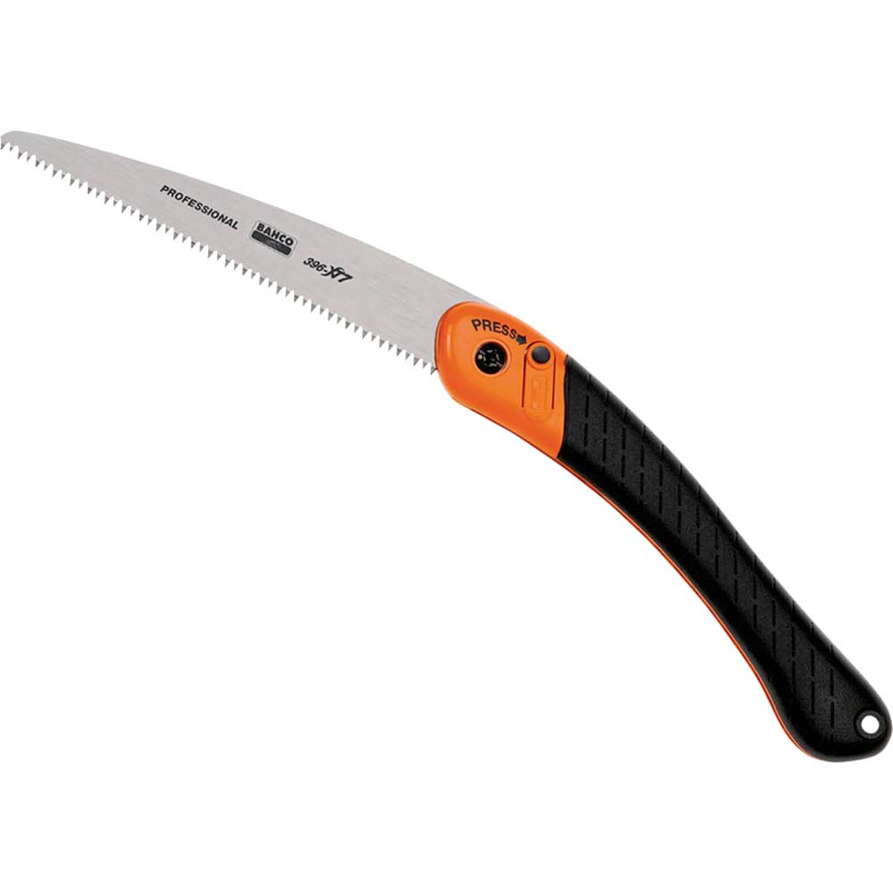 Bahco Folding Lock Pruning Saw 405mm For Green and Dry Wood