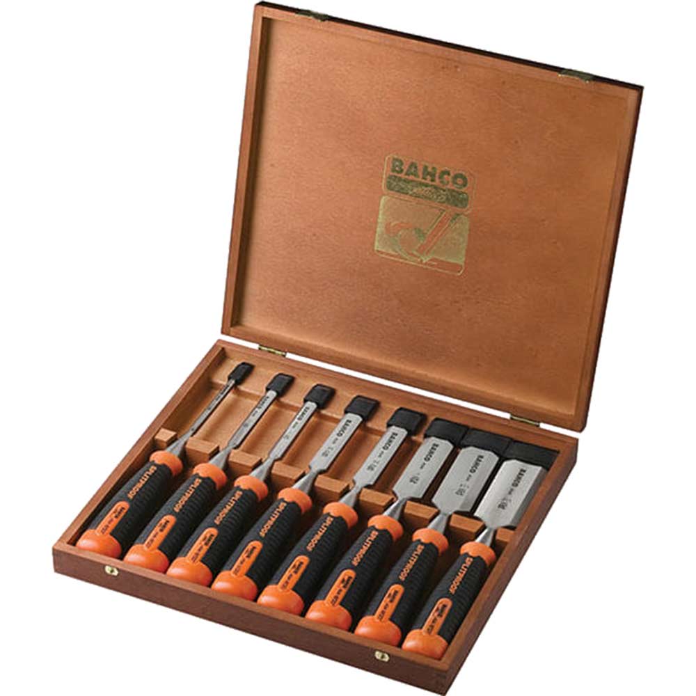 Bahco 434S8 8 Piece Bevel Edge Chisel Set 6 38mm