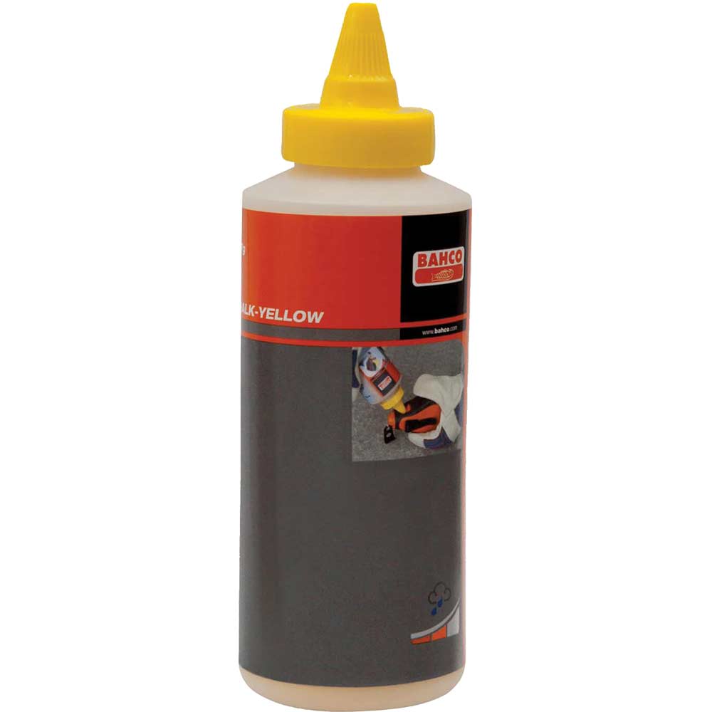 BAHCO CHALK POWDER TUBE 227G YELLOW