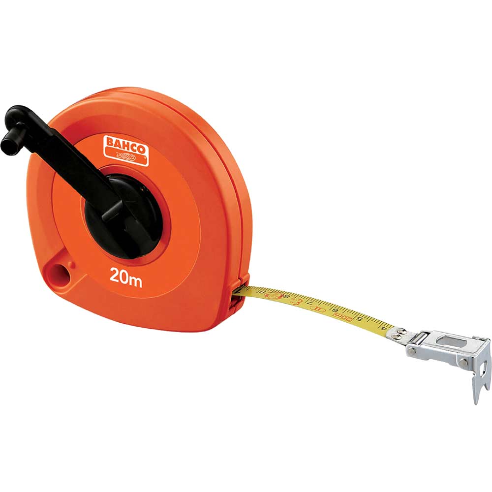 Bahco Steel Tape 20 Metre 64 Feet Long Tape Measure