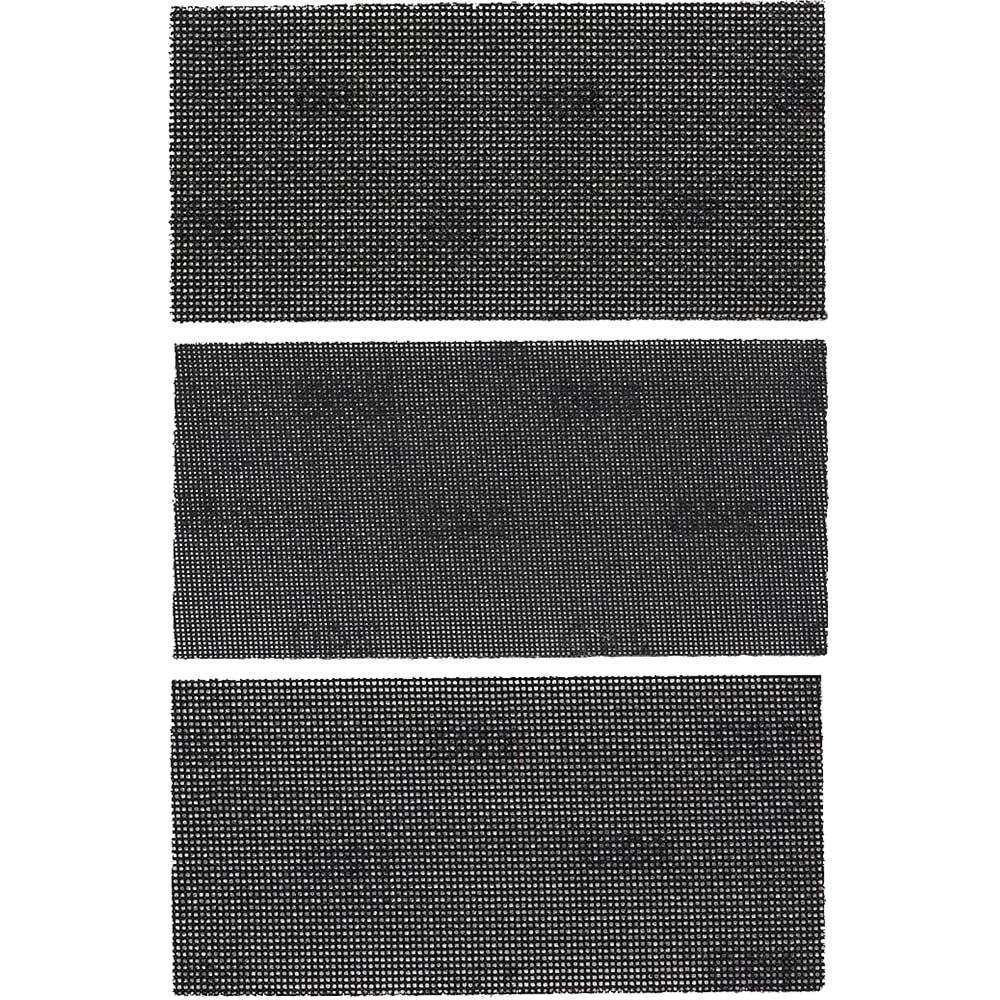 Black and Decker X39042 Piranha 93 x 190mm 13 Mesh Sanding Sheet 240g Pack of 3 for Velcro Sanders