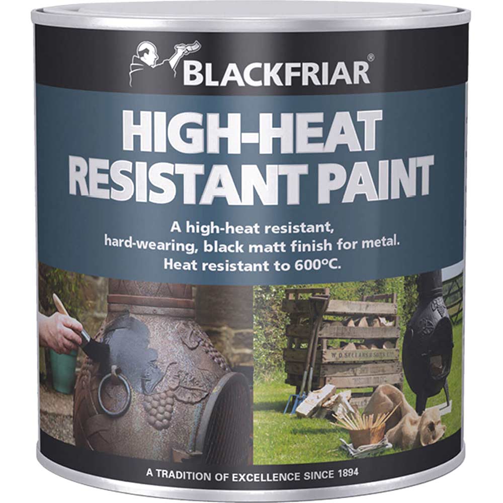 Blackfriar Heat Resistant Paint Black 250ml
