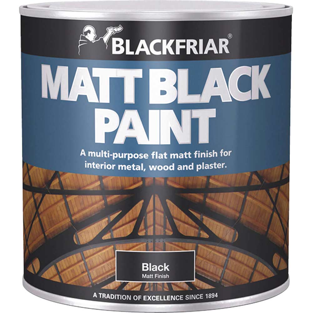 Blackfriar Matt Black Paint 125ml