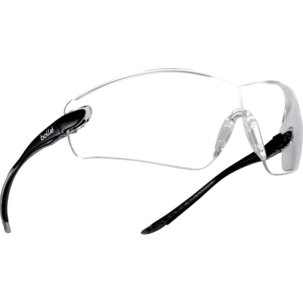 Bolle Cobra COBPSI Anti Scratch and Anti Fog Clear Safety Glasses with Strap