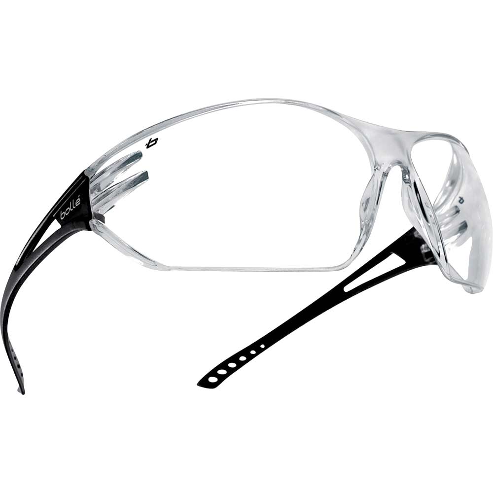 Bolle Slam SLAPSI Anti Scratch and Anti Fog Clear Safety Glasses with Cord