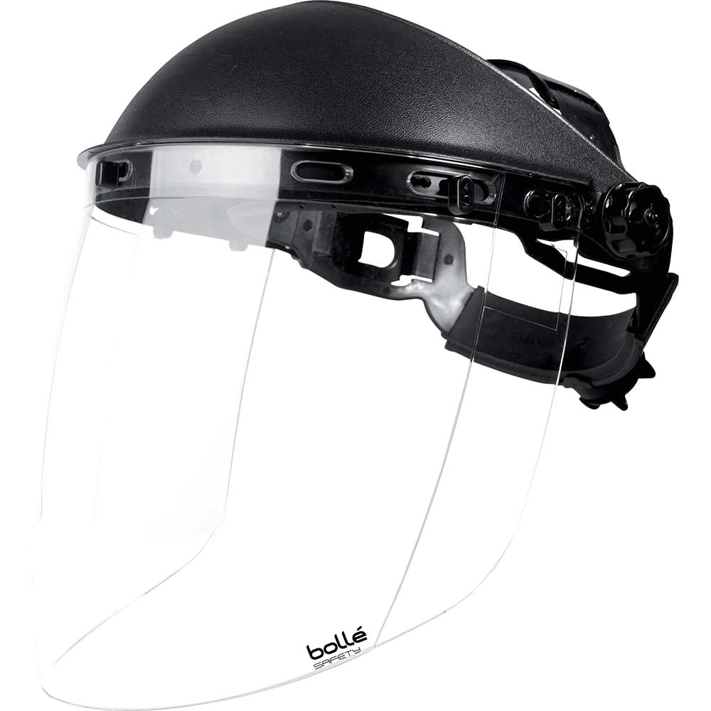 Bolle Sphere SPHERPI Clear Safety Face Shield with Headgear