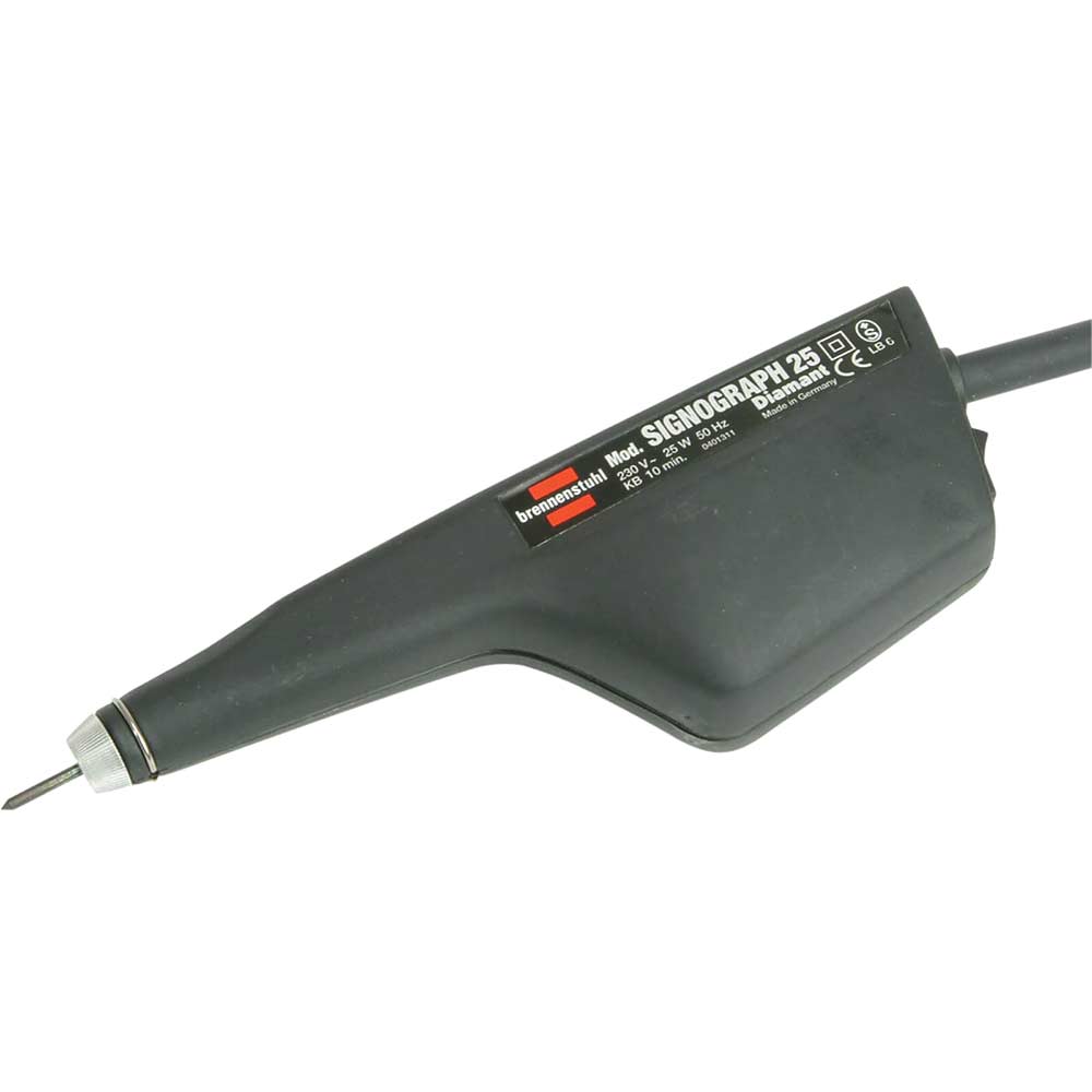 Brennenstuhl SIGNOGRAPH Engraver for Glass Soft Metal Copper Tin and Aluminium with Diamond Tip 25w 240v