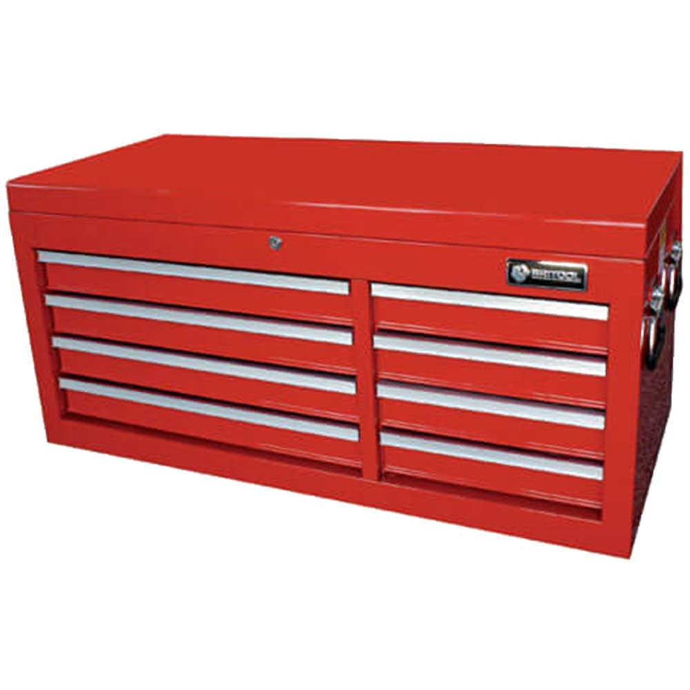 Britool 8 Drawer Extra Wide Tool Chest Red