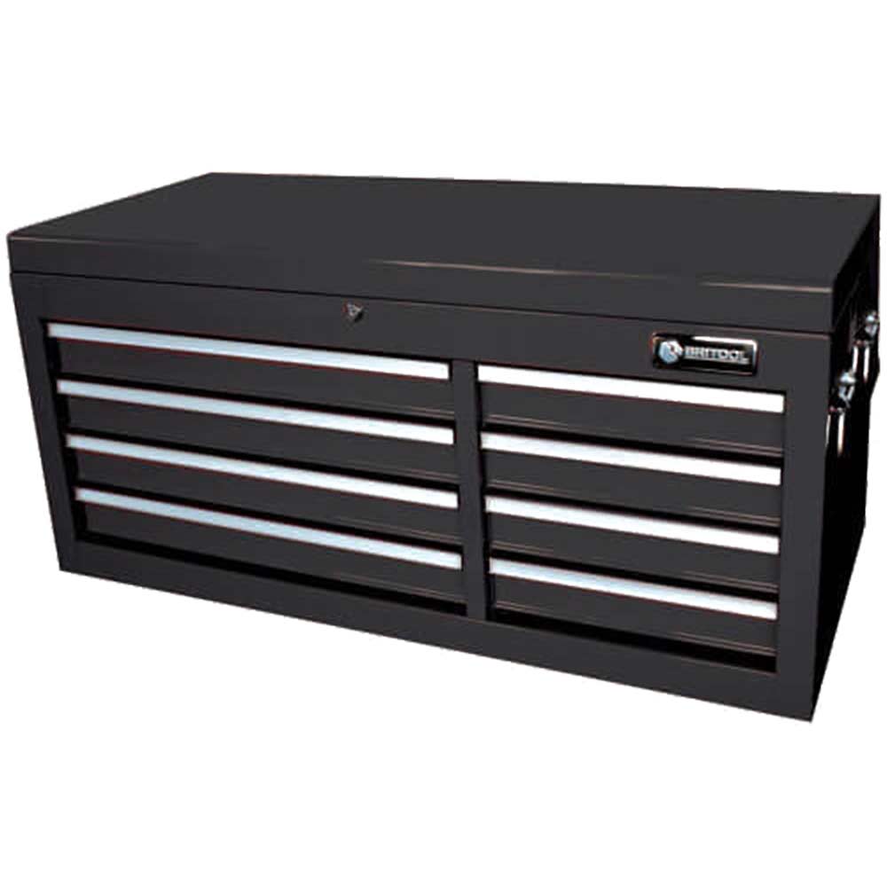 Britool 8 Drawer Extra Wide Tool Chest Black
