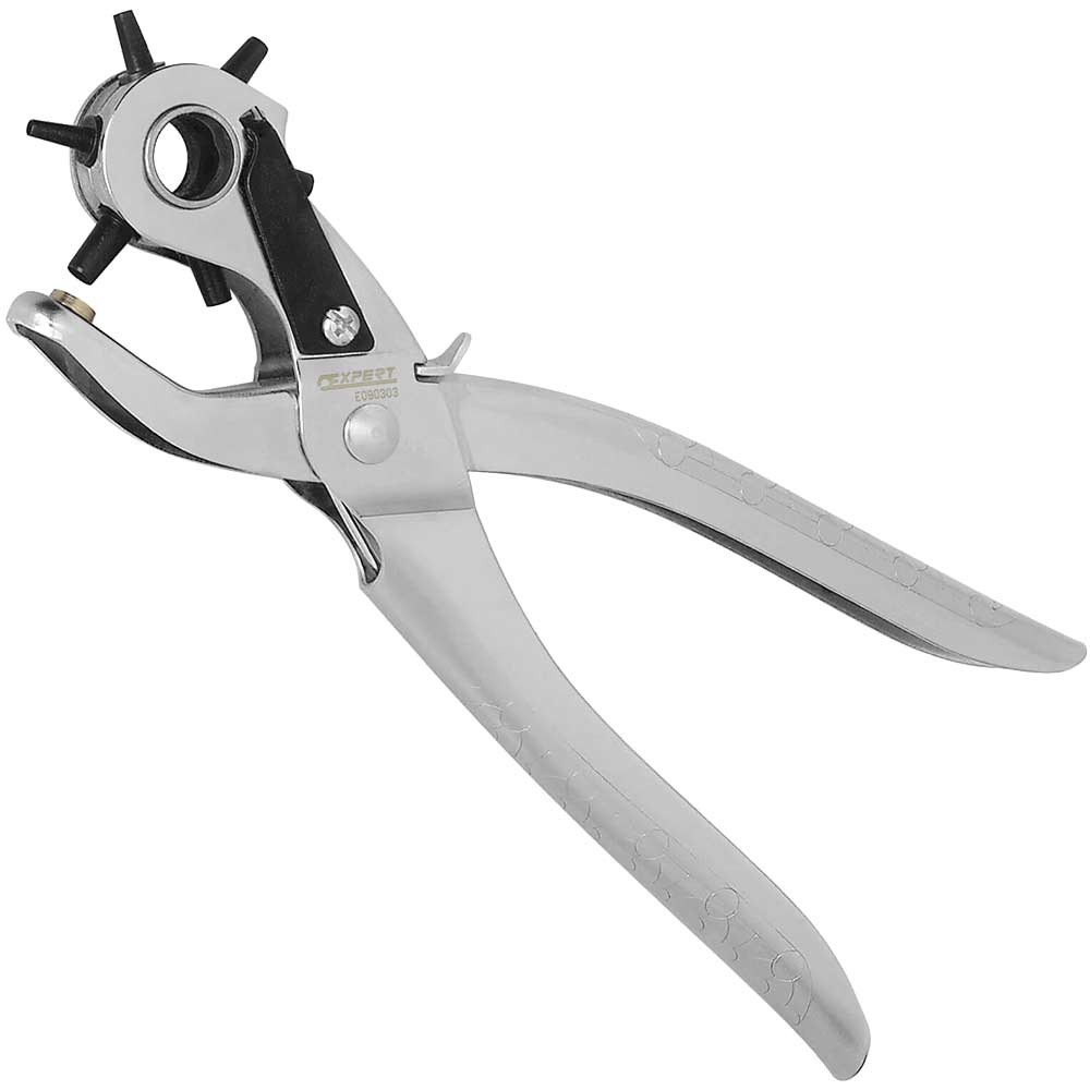 Britool Expert Revolving Hollow Hole Punch Pliers 220mm