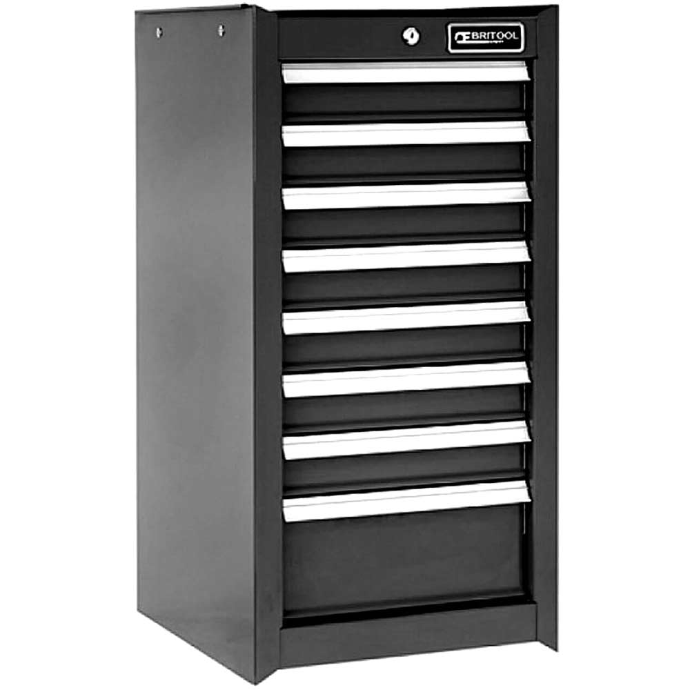 Britool Expert 8 Drawer Tool Cabinet Black