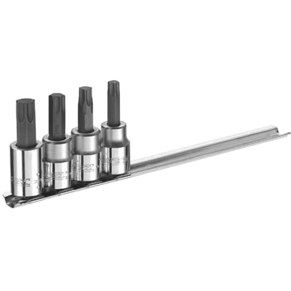 Britool 4 Piece 38 Drive Socket Bit Set Torx